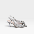 Zapato de salón con adorno de hebilla cuadrada - Dibia