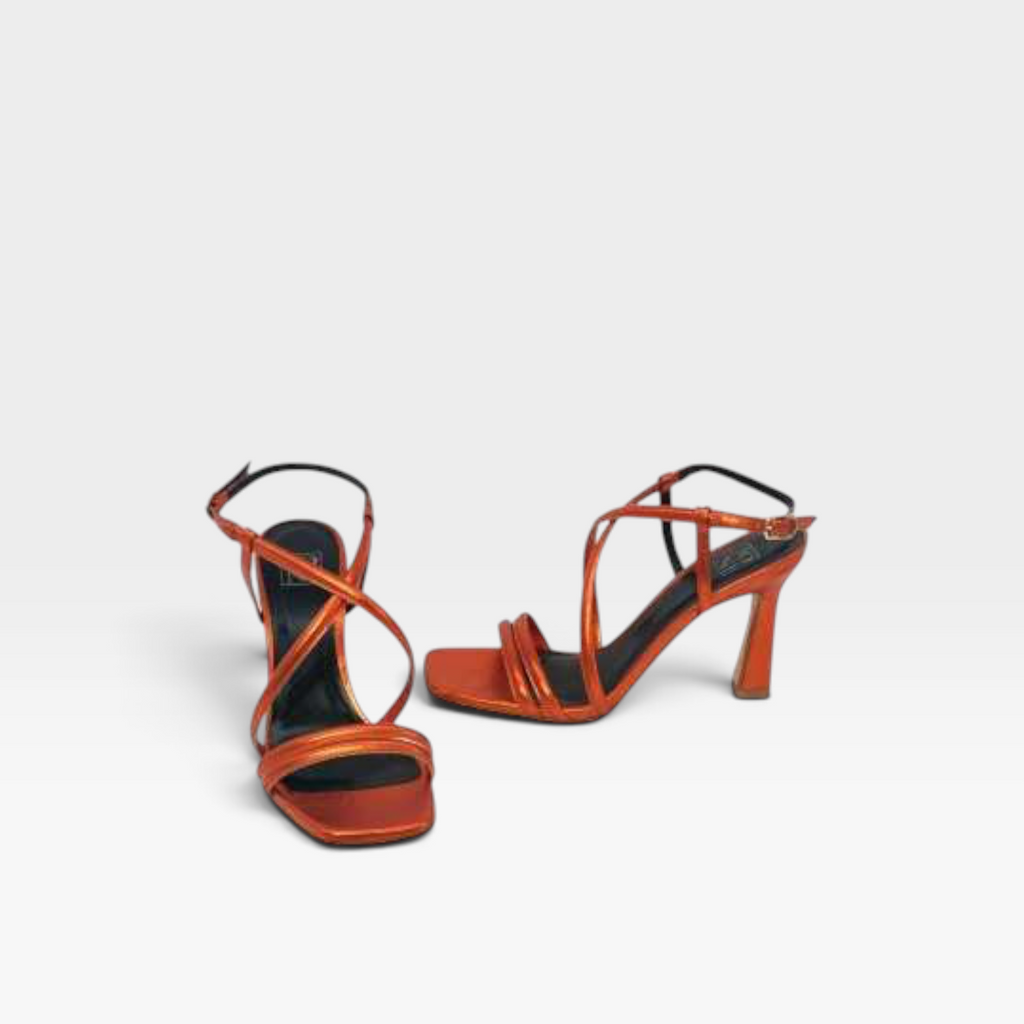 Sandalia fiesta naranja - Joni