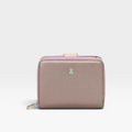 Billetera pequeña plateada New Dubai Saffiano - Tous
