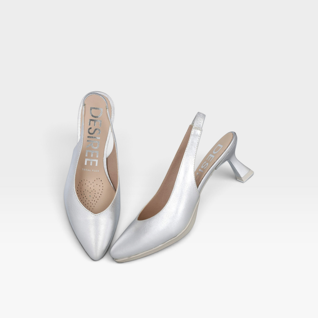 Zapato destalonado plata - Desireé