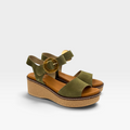 DORKING D9450 sandalia verde - Fluchos