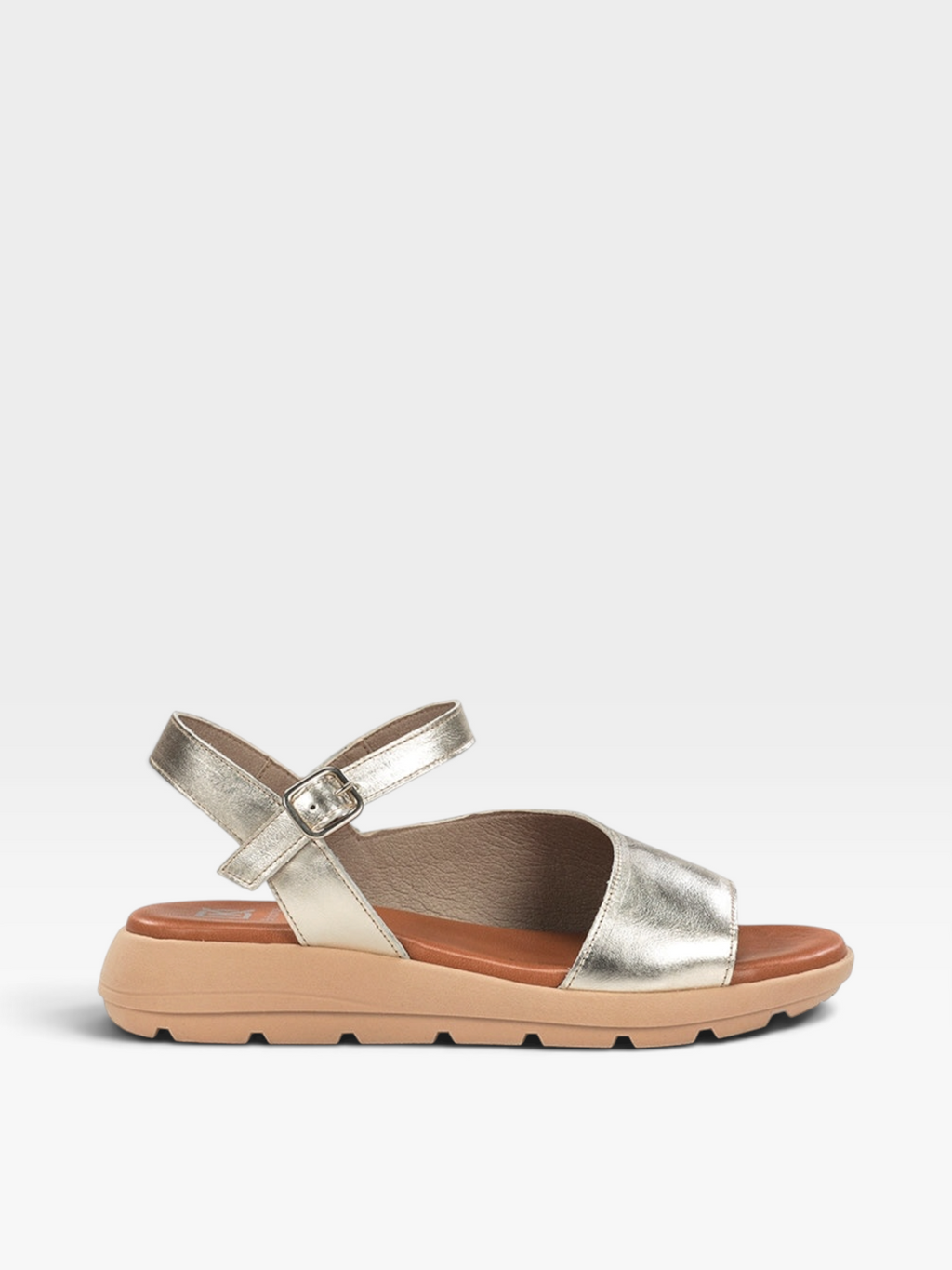 GANDÍA D9463 sandalia dorada - Fluchos