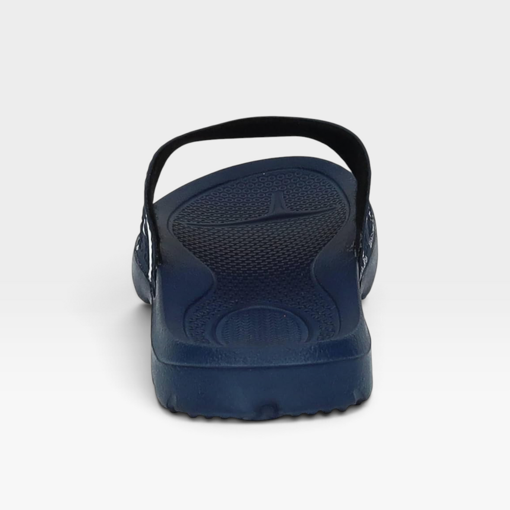 Chanclas de pala rayas blancas unisex - Bonino