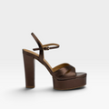 Sandalias Tacón Patricia Marrón - Pedro Miralles