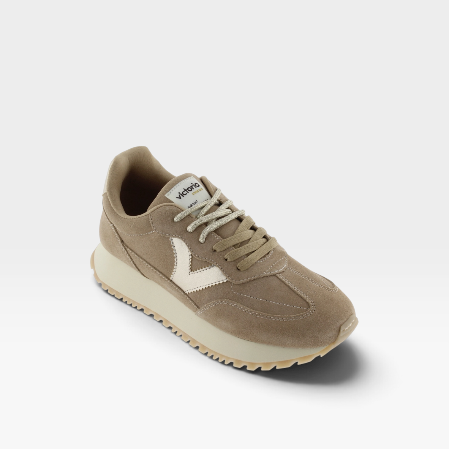 Zapatilla viento nylon/ serraje & color - Victoria