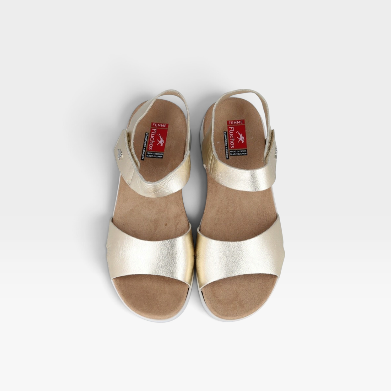 YAGON F1475 sandalia dorada - Fluchos