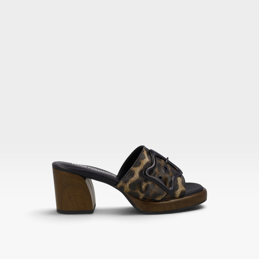 Zueco lil Haley animal print - Noa Harmon