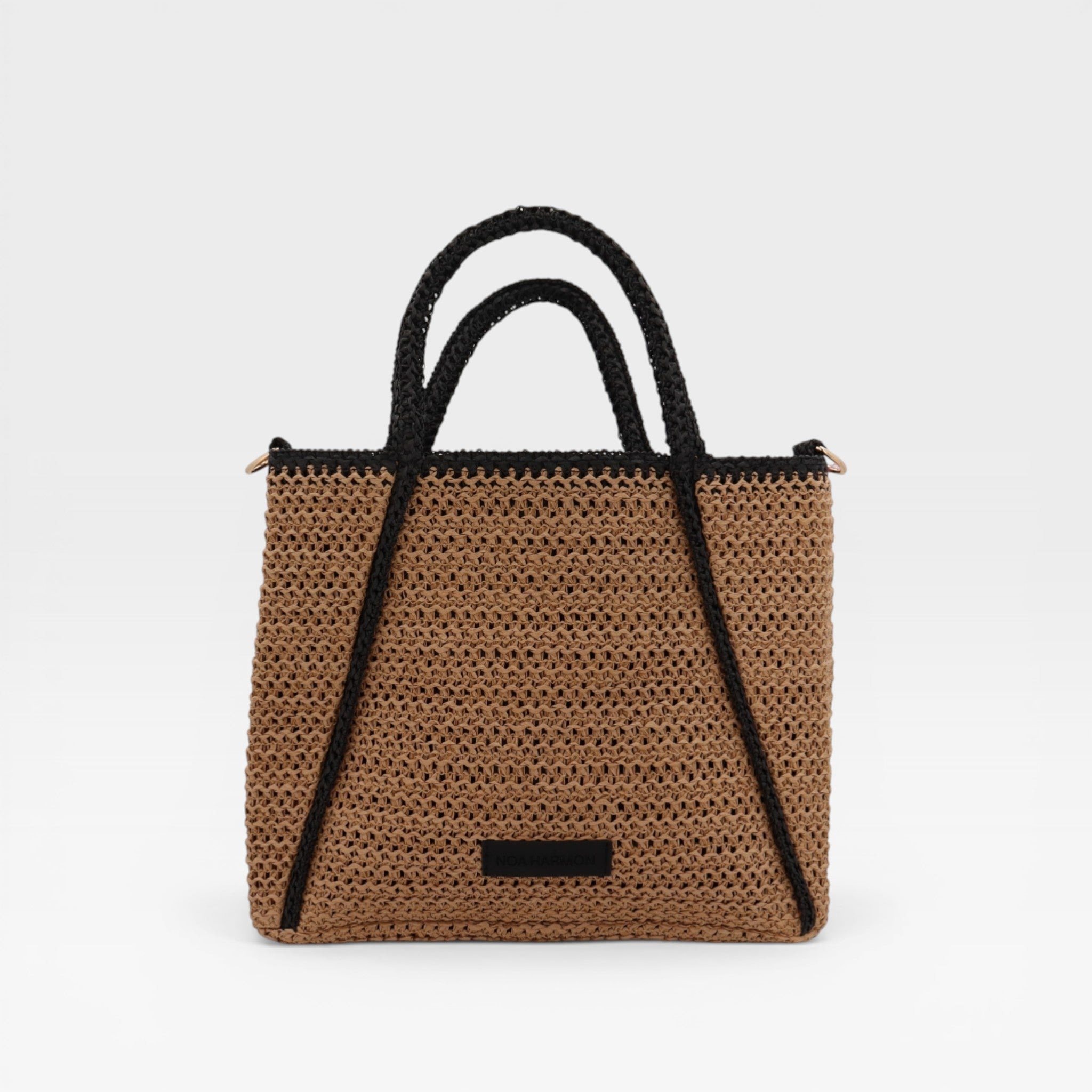 Bolso Riu cuero y negro - Noa Harmon