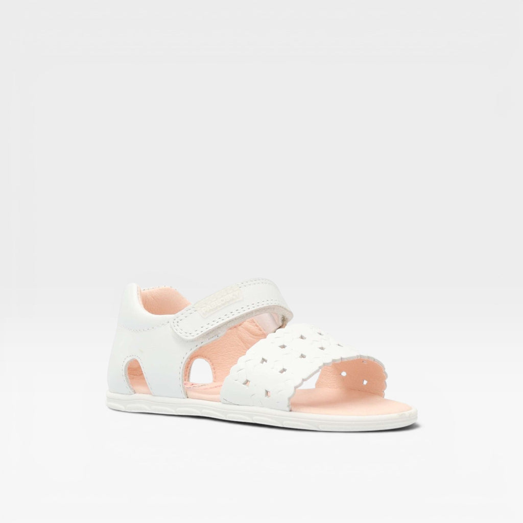 Sandalia de vestir piel niña Barefoot - Pablosky