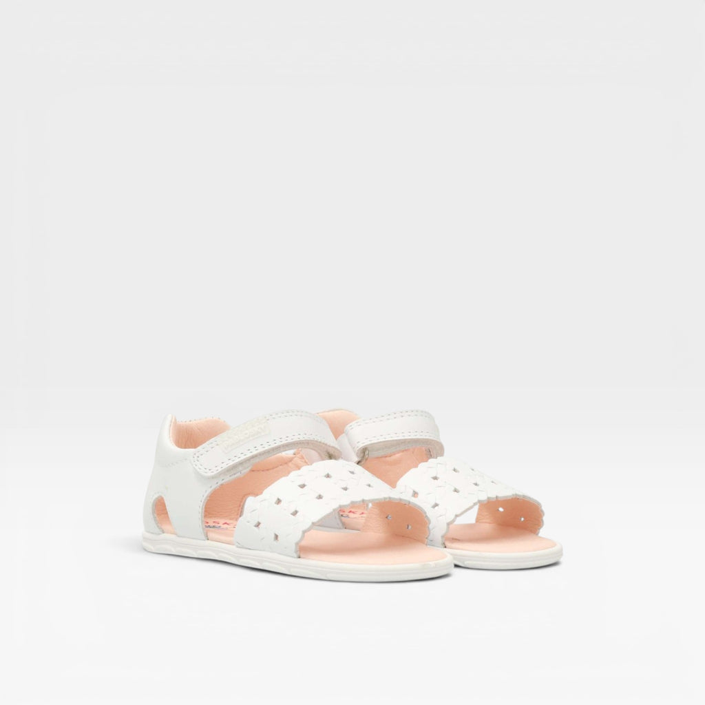 Sandalia de vestir piel niña Barefoot - Pablosky