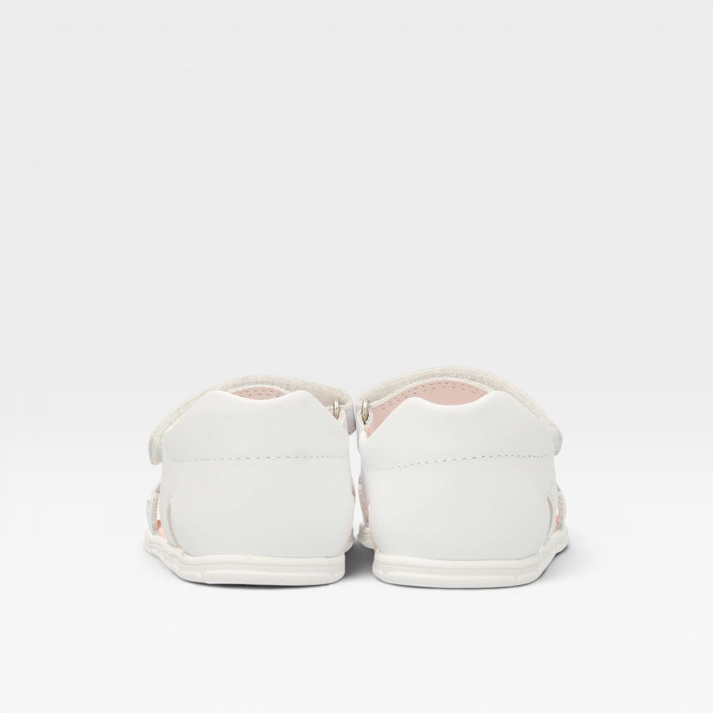Sandalia de vestir piel niña Barefoot - Pablosky