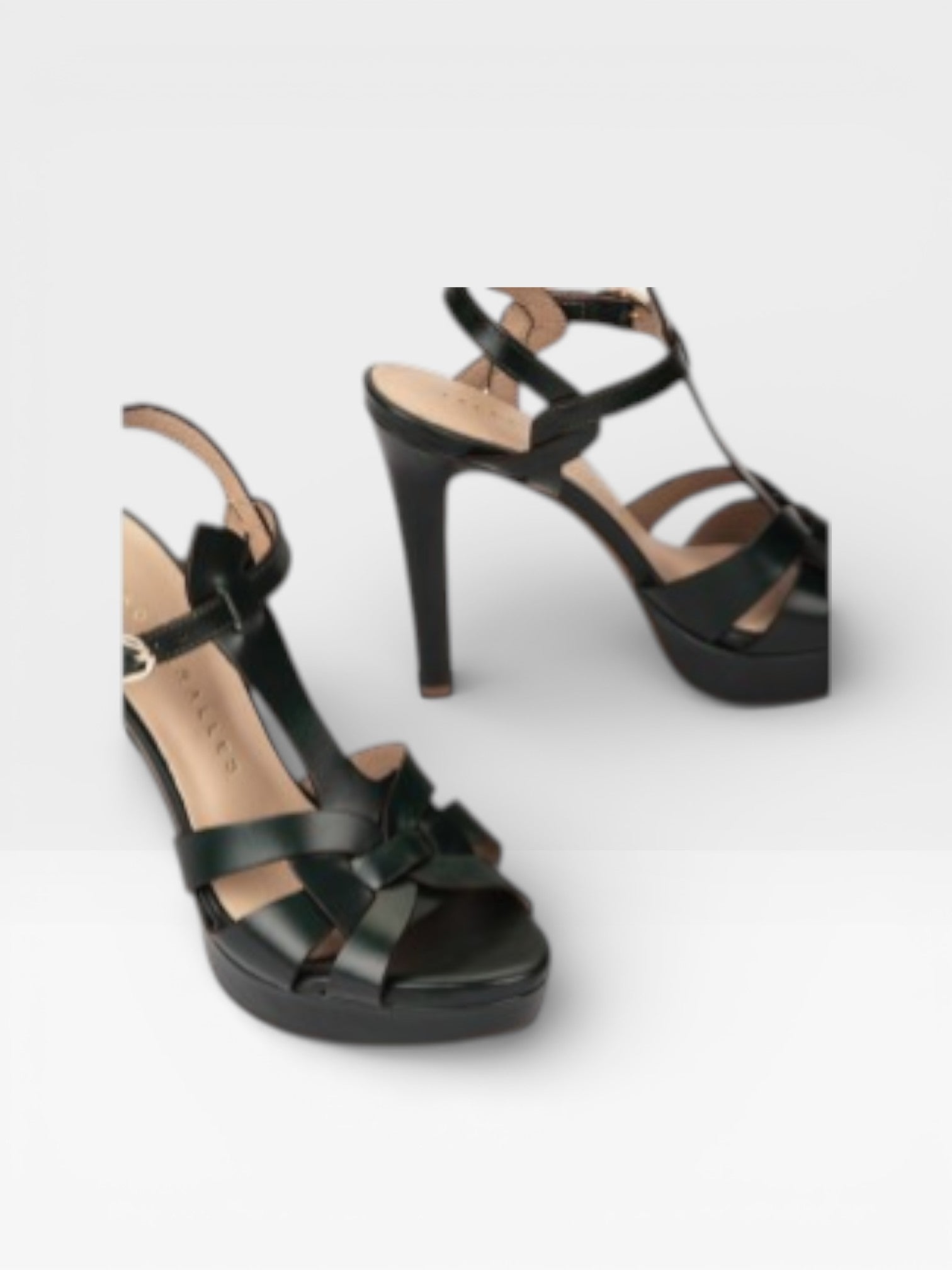 Sandalias Tacón Copenhague verde - Pedro Miralles