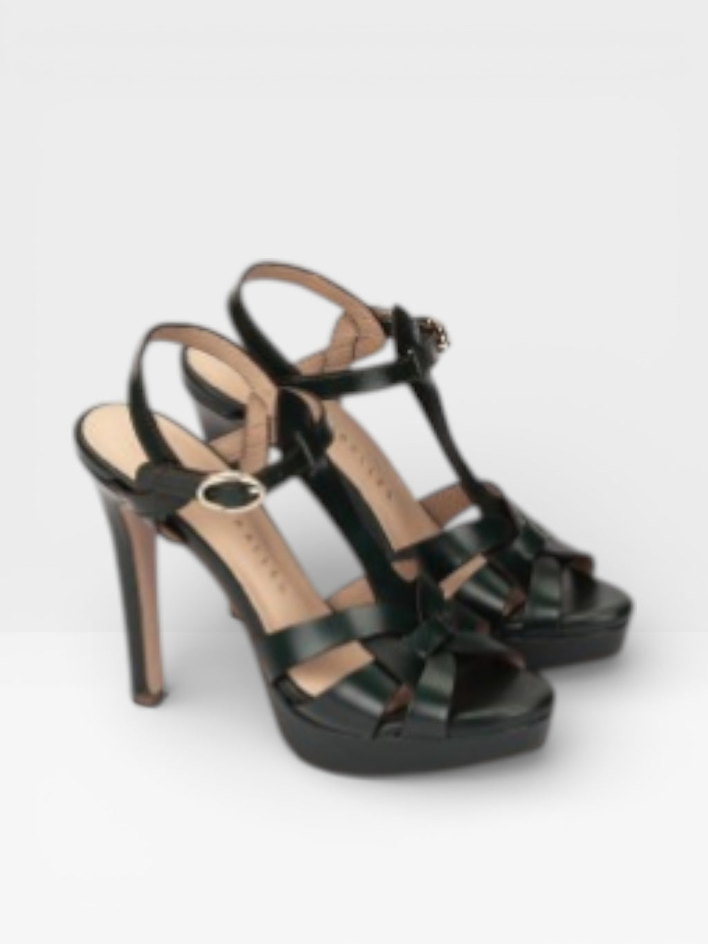 Sandalias Tacón Copenhague verde - Pedro Miralles