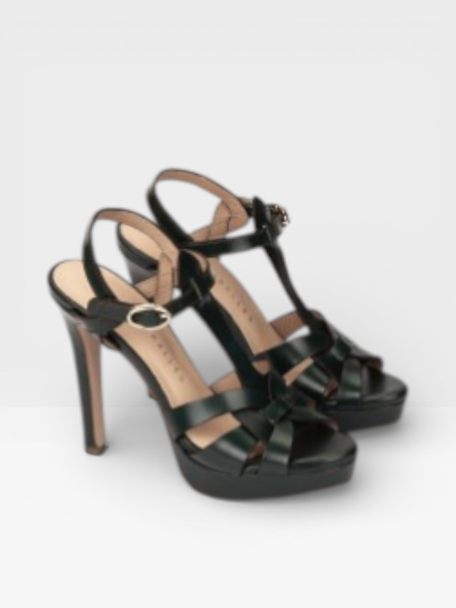 Sandalias Tacón Copenhague verde - Pedro Miralles