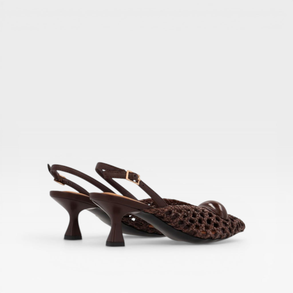 Zapatos de Tacón Swan Marrón- Noa Harmon