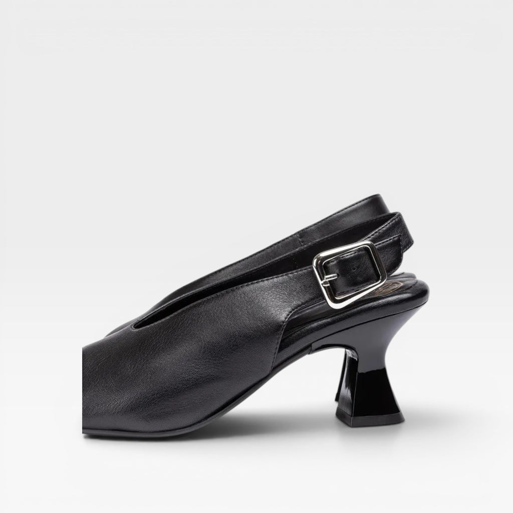 Sandalias Tacón Peep-toe destalonado  - Unisa