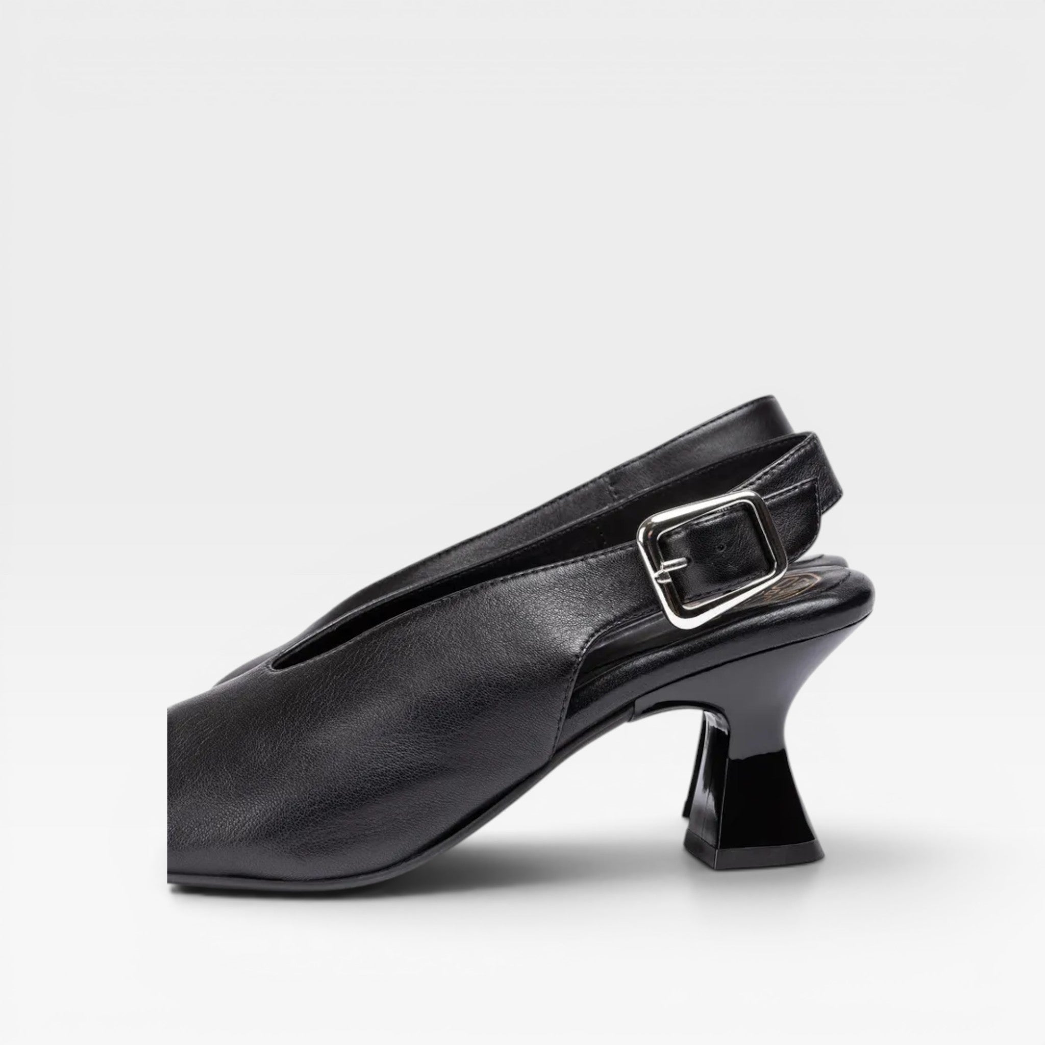 Sandalias Tacón Peep-toe destalonado  - Unisa