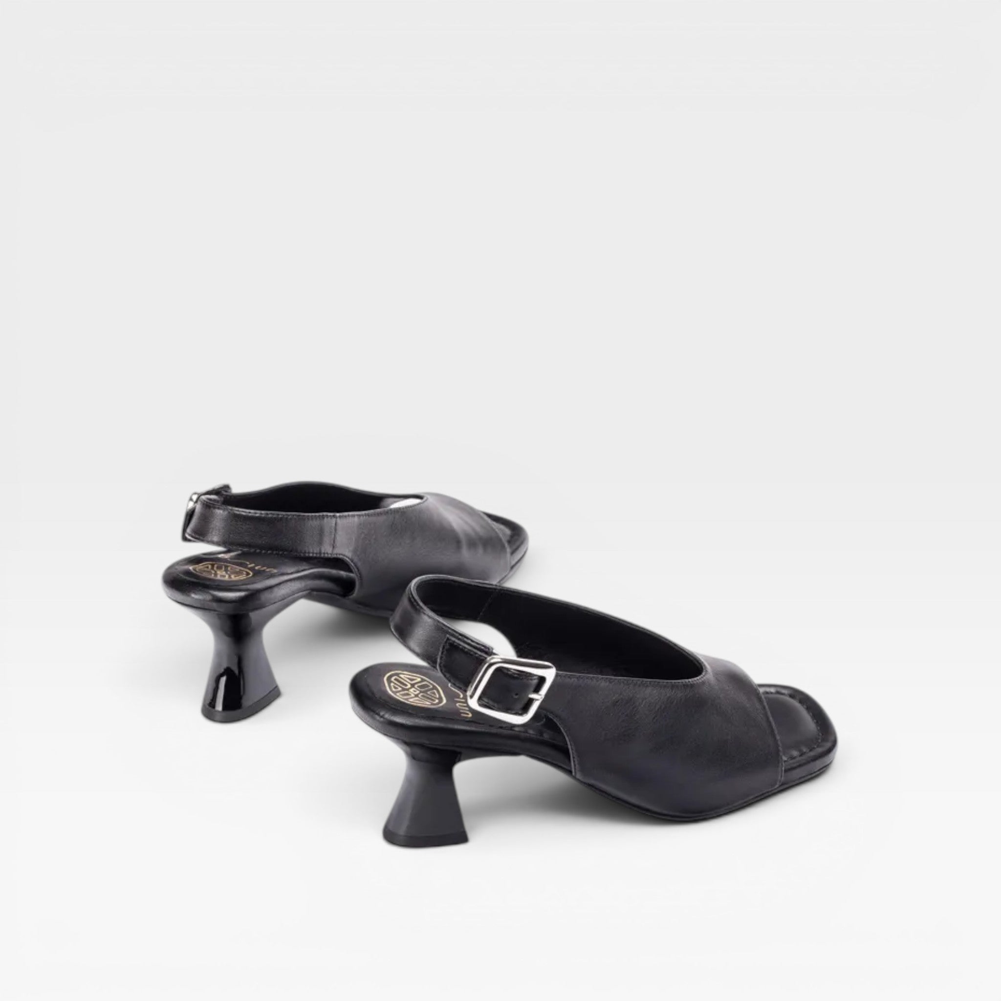Sandalias Tacón Peep-toe destalonado  - Unisa