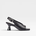 Sandalias Tacón Peep-toe destalonado  - Unisa