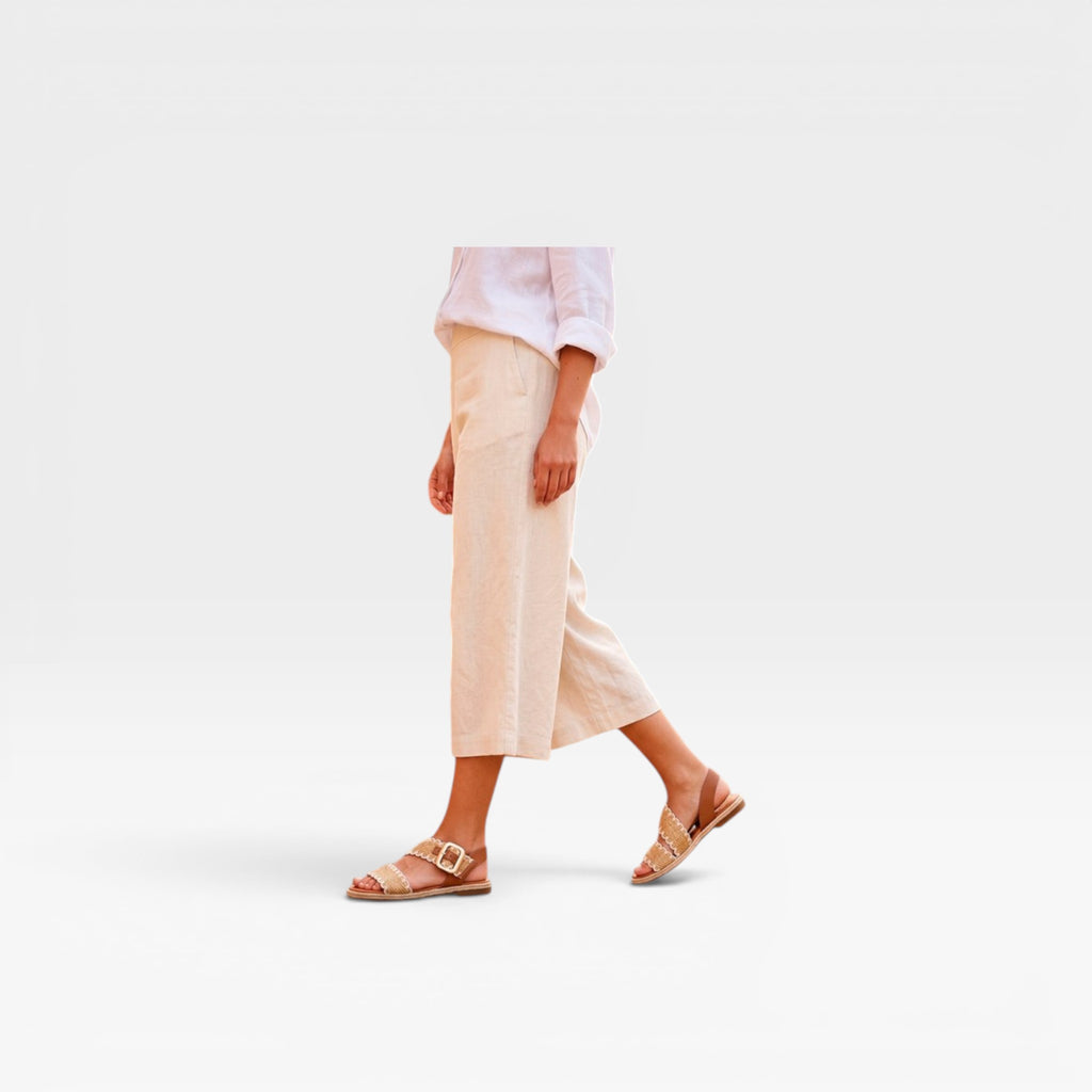 Sandalias planas rafia - Mustang