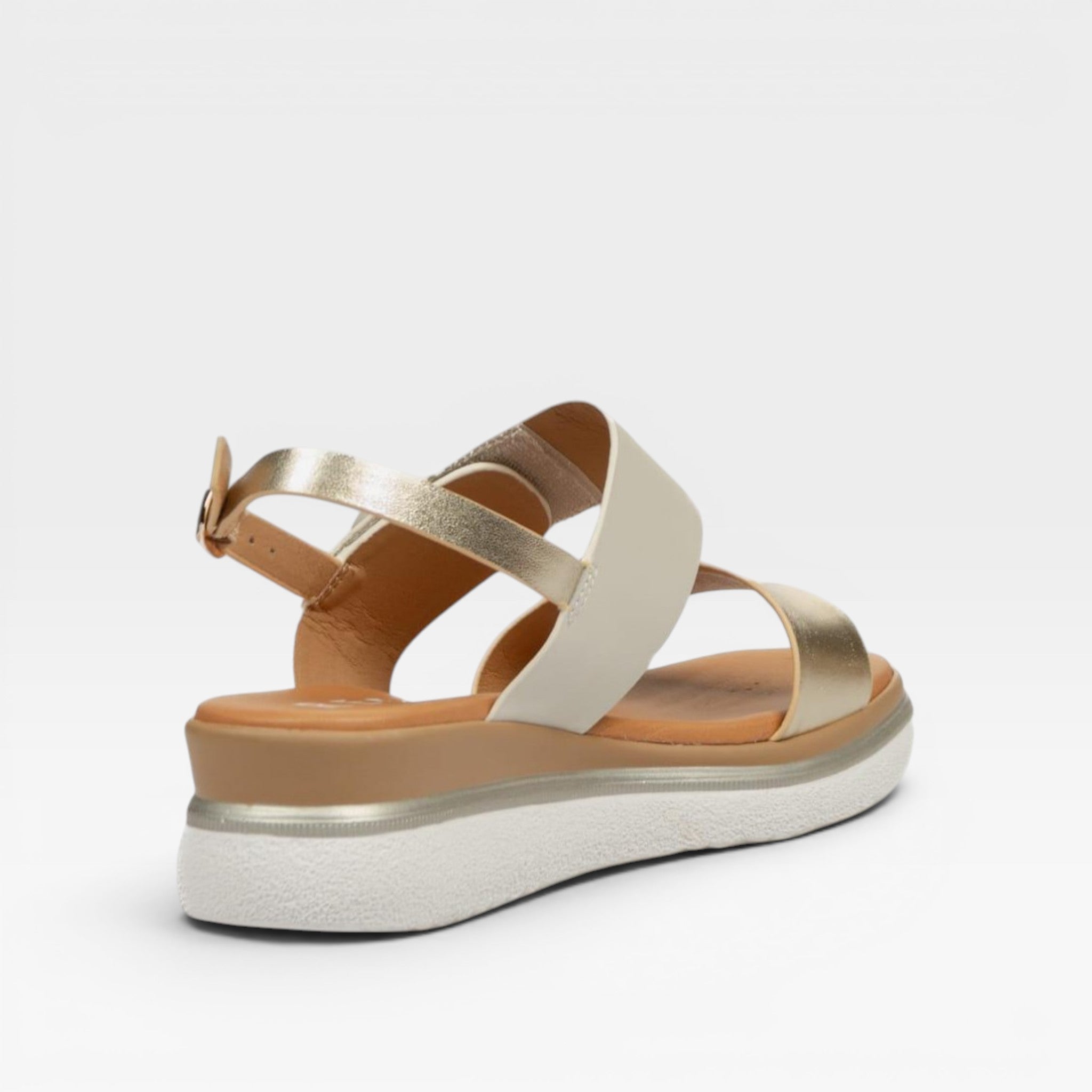 Sandalia cuña velcro - Repo