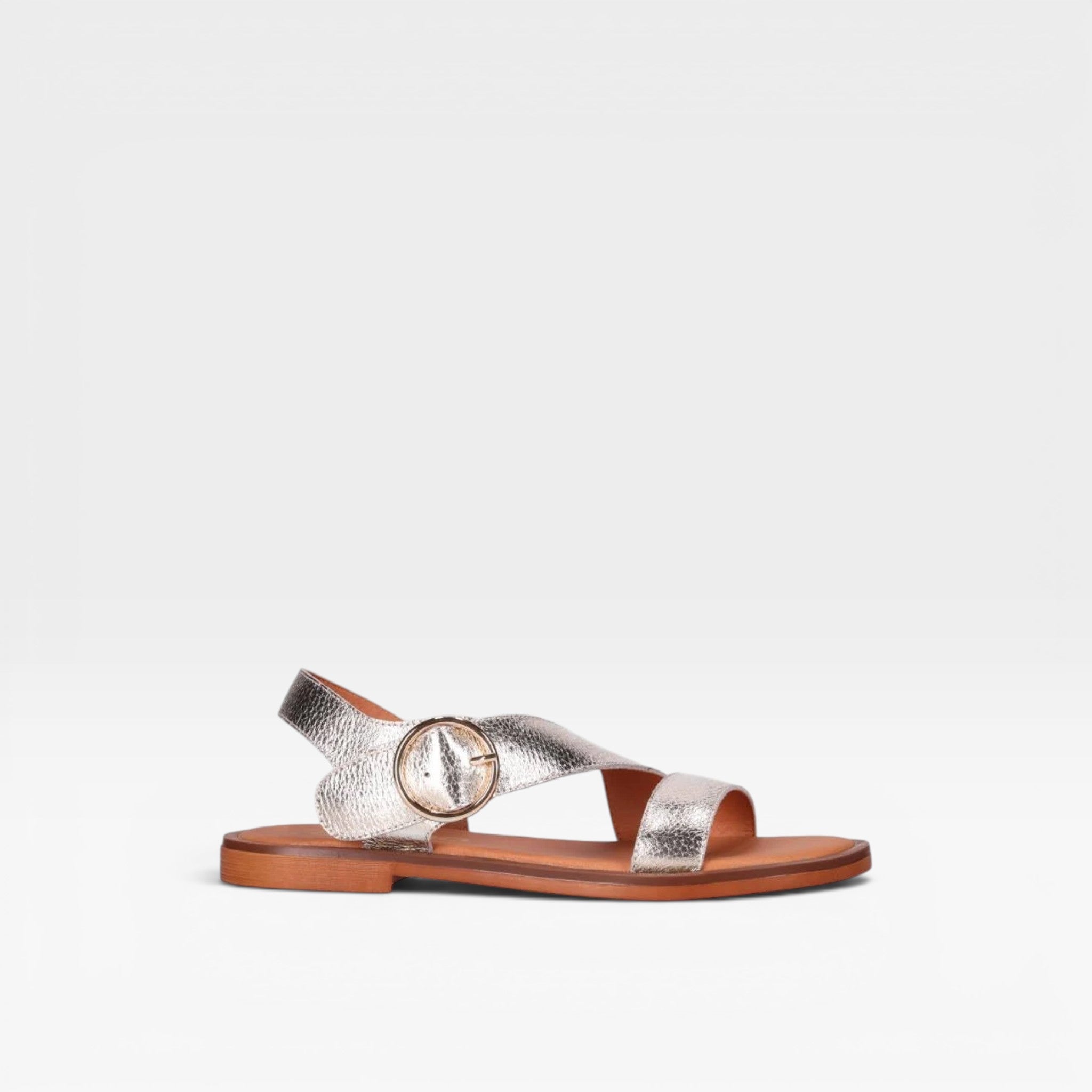 Sandalias Piel de Mujer  Leather Plano MUSAKA 30 - Chika10
