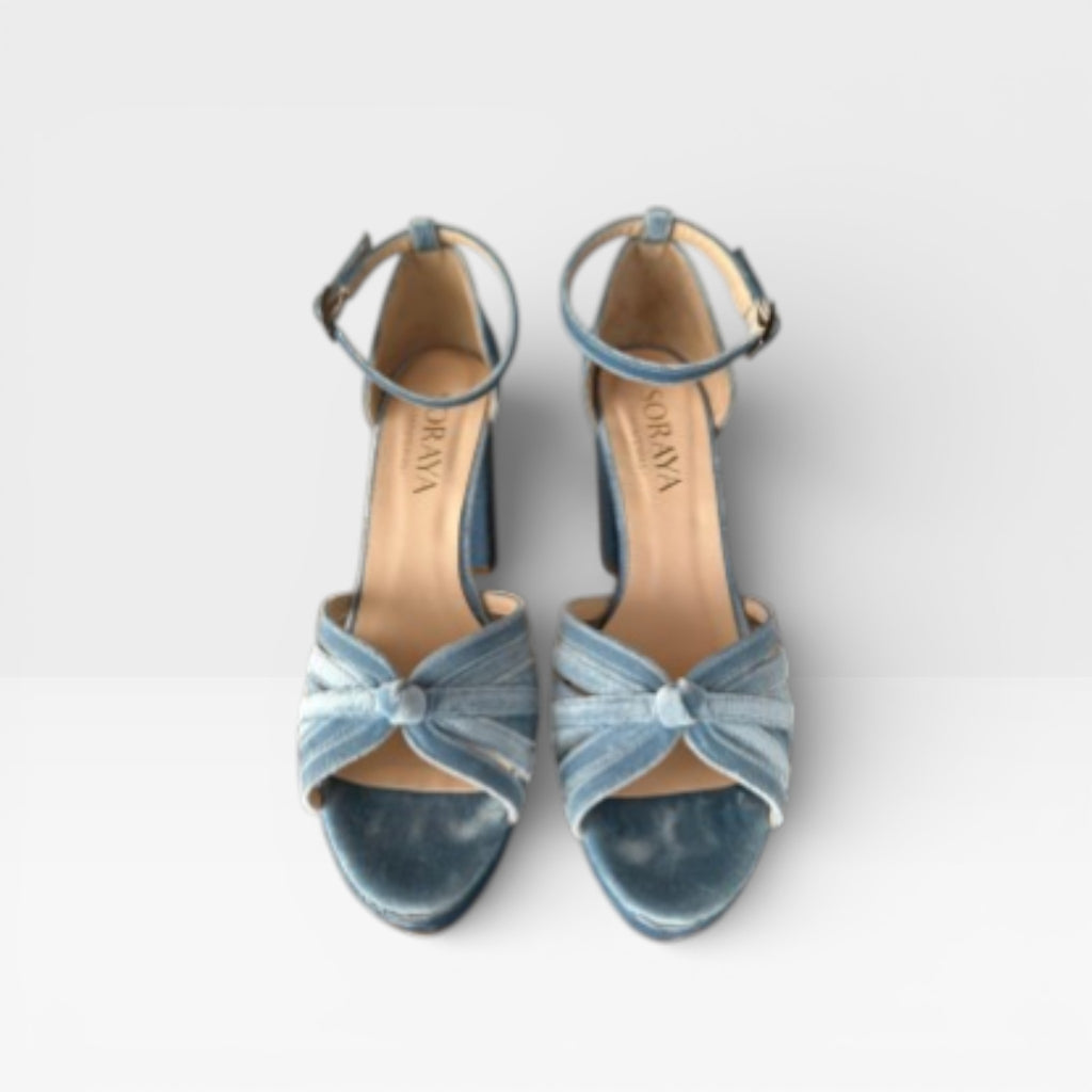 Sandalias Tacón Luz bebé nudo - Soraya