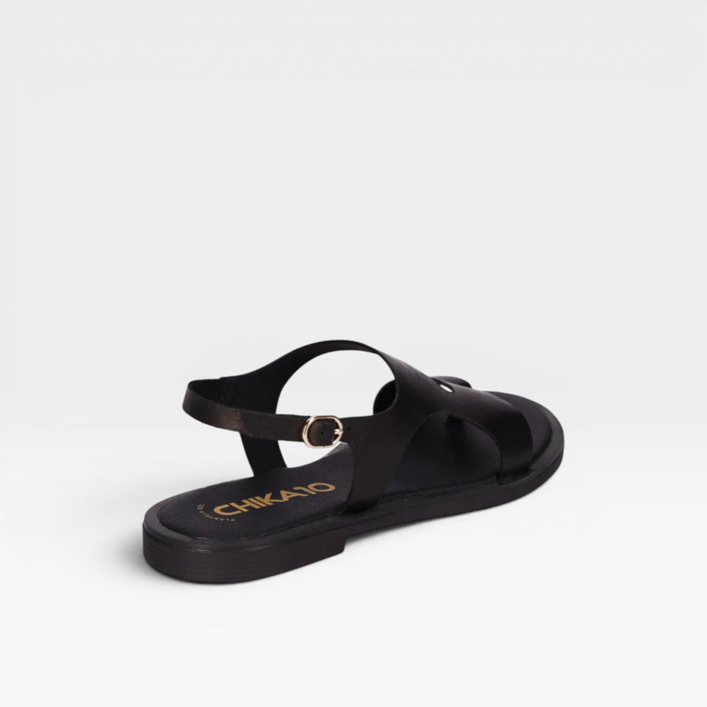 Sandalias Piel de Mujer Leather Plano MUSAKA 29- Chika10
