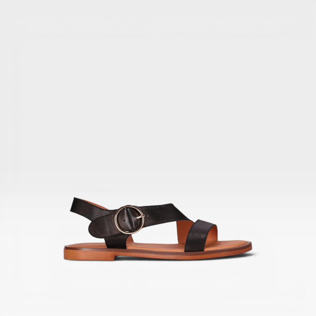 Sandalias Piel de Mujer  Leather Plano MUSAKA 30 - Chika10