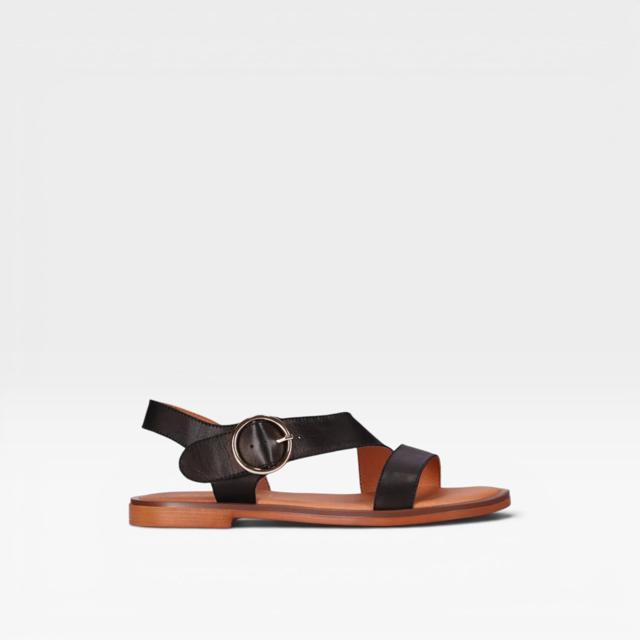 Sandalias Piel de Mujer  Leather Plano MUSAKA 30 - Chika10