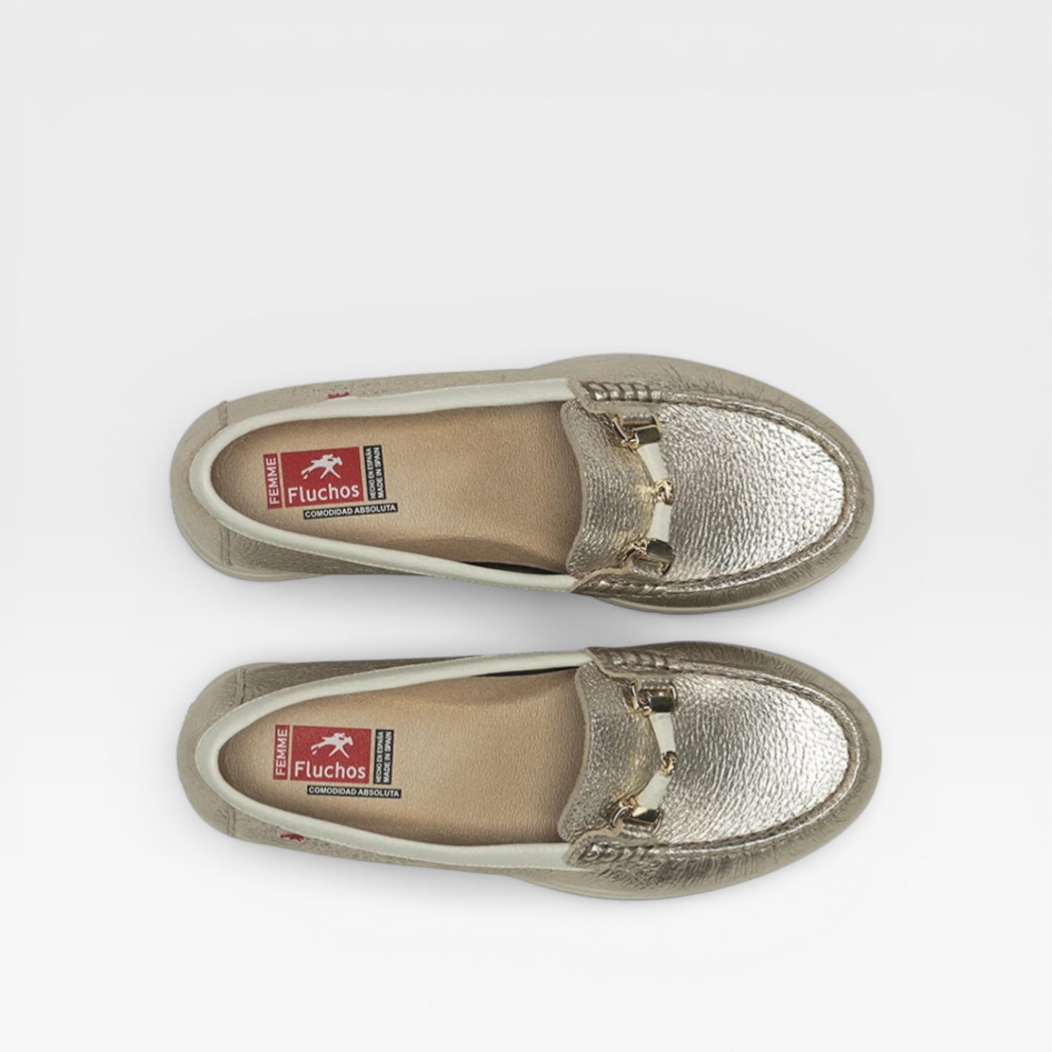 Mocasín Dorado Fluvia F2421 - Fluchos