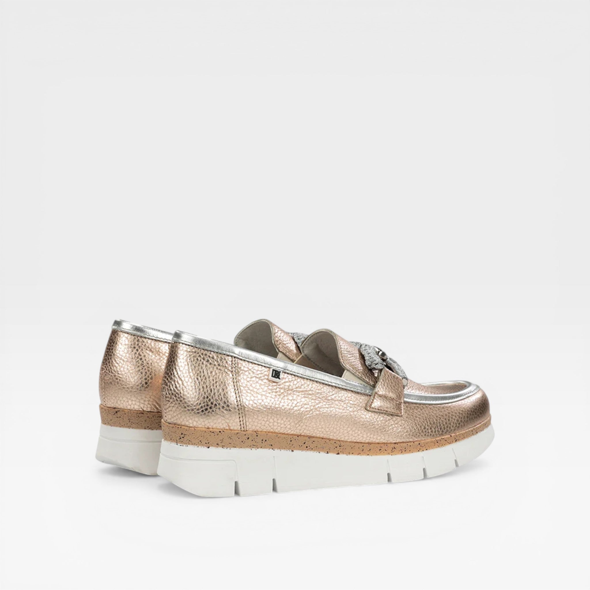 INDIA D9298 Mocasín Dorado - Fluchos