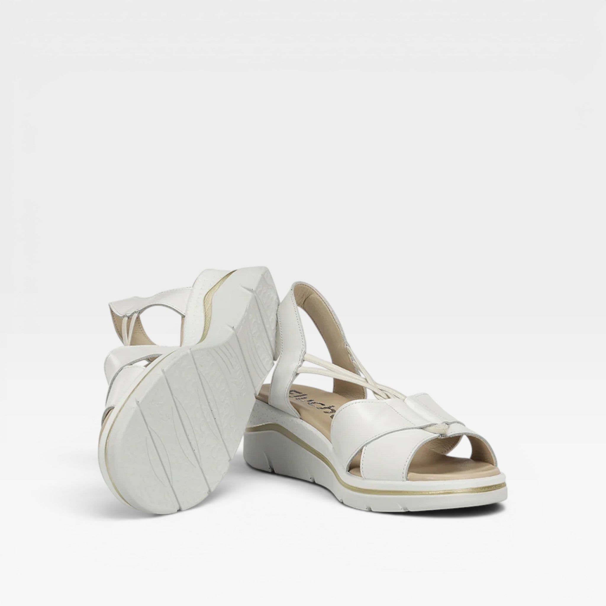 Sandalia blanca FIRE F2429   - Fluchos