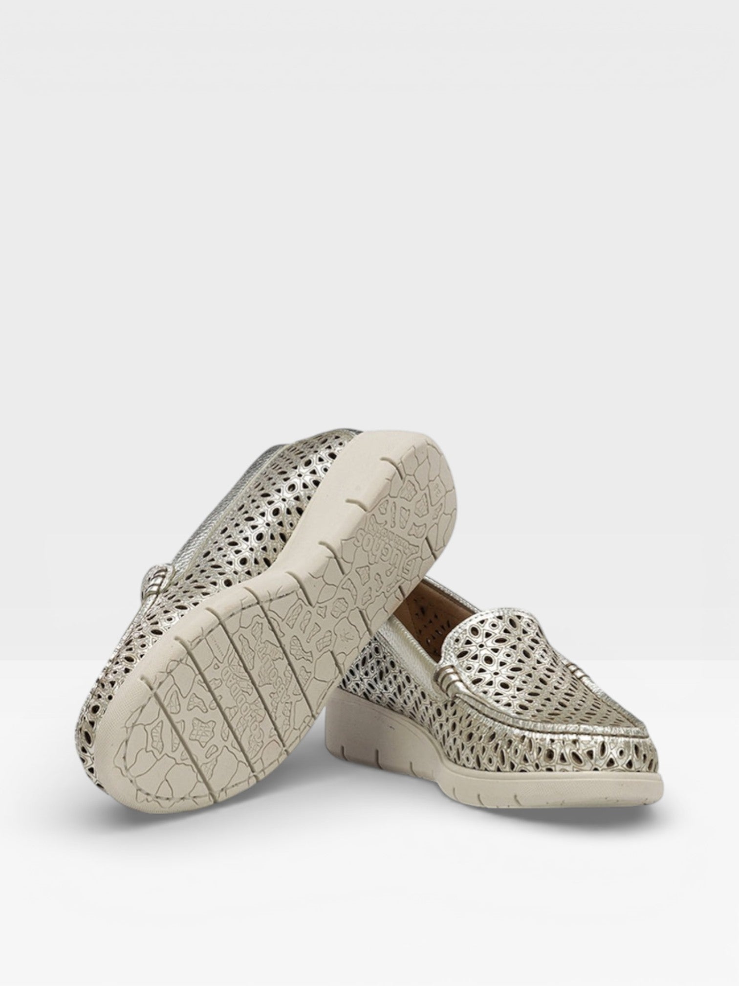 FLUVIA F2422 Mocasín Dorado - Fluchos