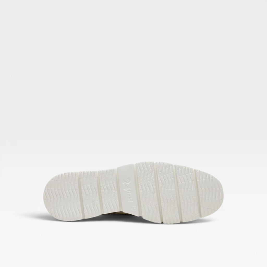 Blucher en piel nuede y piel metal platino - 24horas
