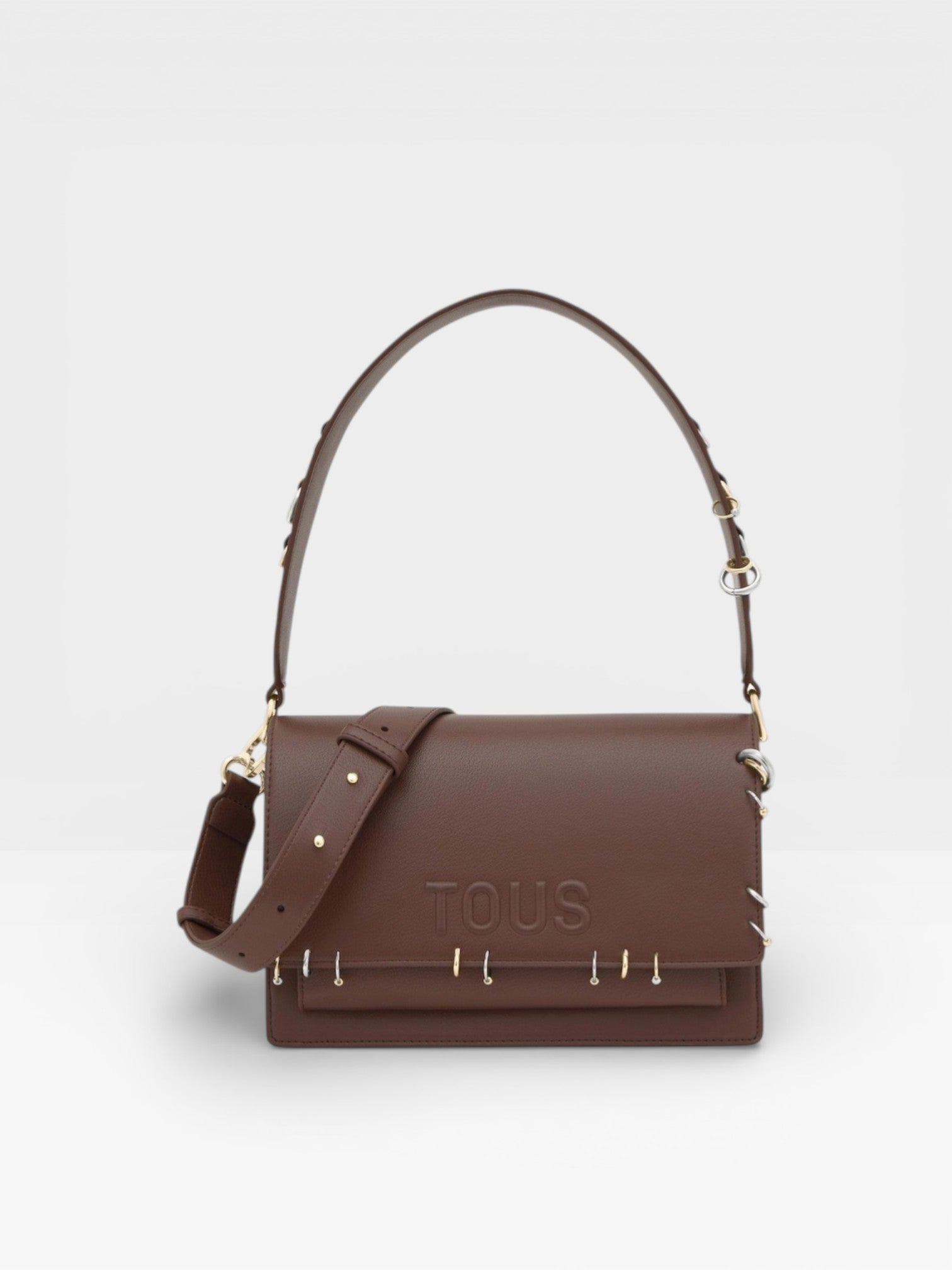 Bandolera mediana marrón Audree earrings - TOUS