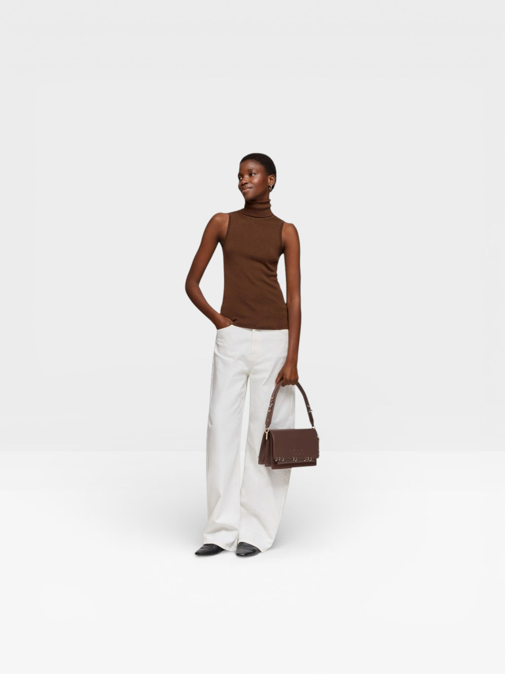 Bandolera mediana marrón Audree earrings - TOUS