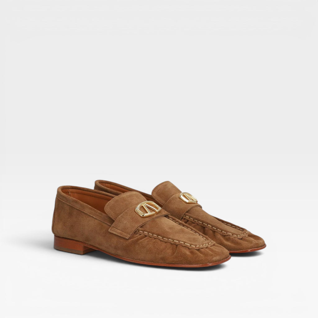 Mocasines planos de mujer de piel baby silk  - Alpe