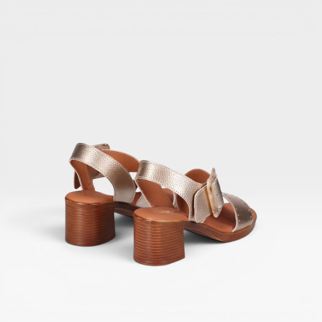 Sandalias Piel de Mujer  Leather Plano MUSAKA 30 - Chika10