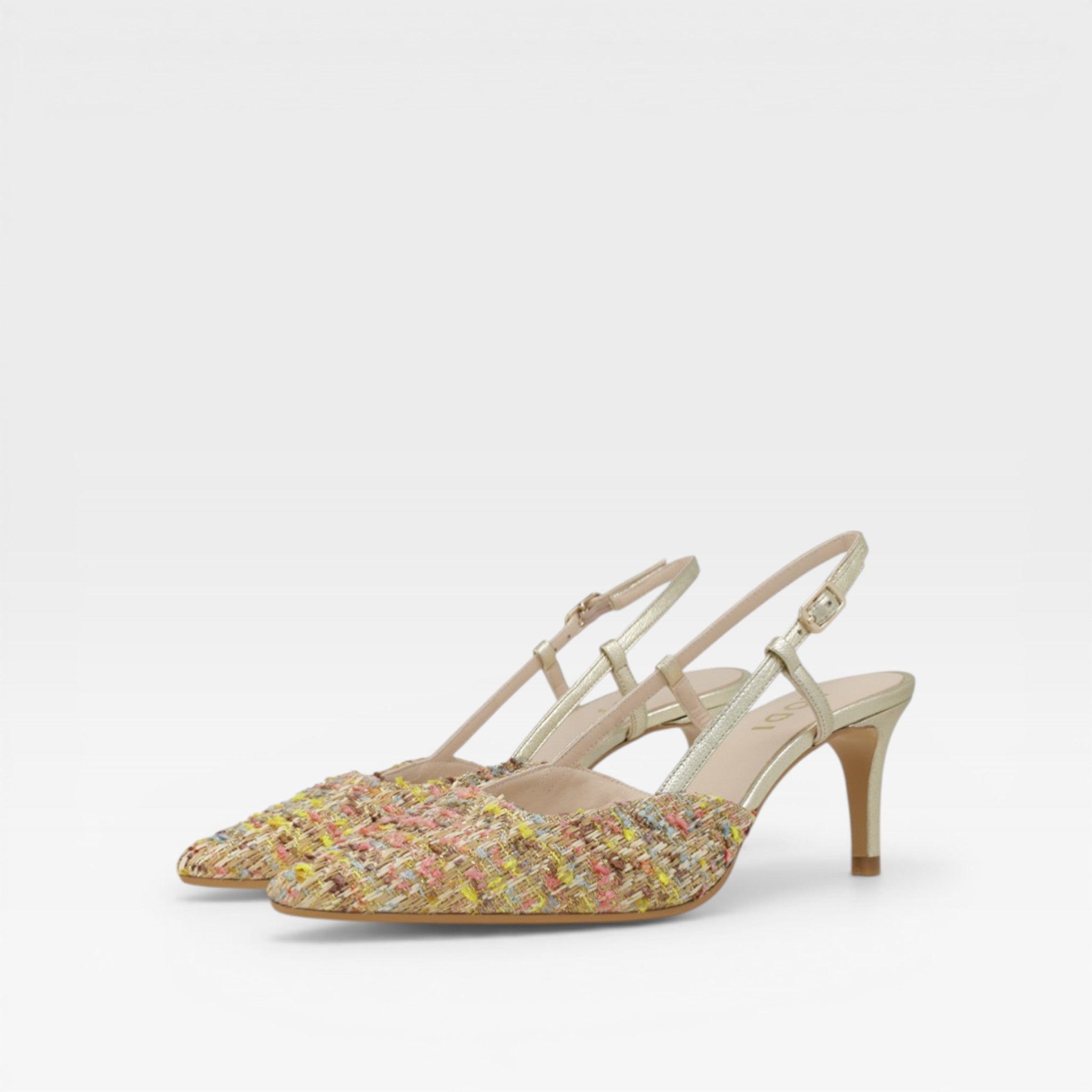 zapatos salón dorados nivis - Lodi